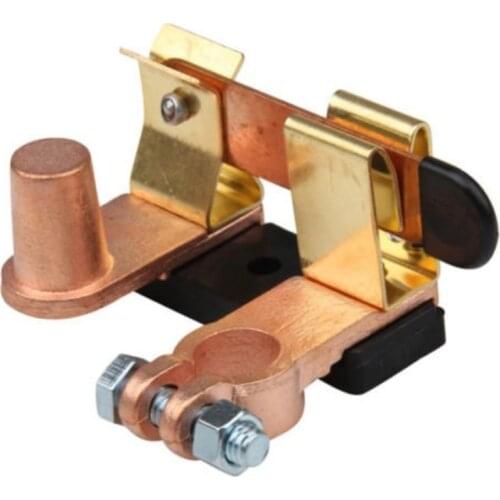 Battery Disconnect Knife Blade Switch Top Post Brass Heavy Duty Shut Off Handy