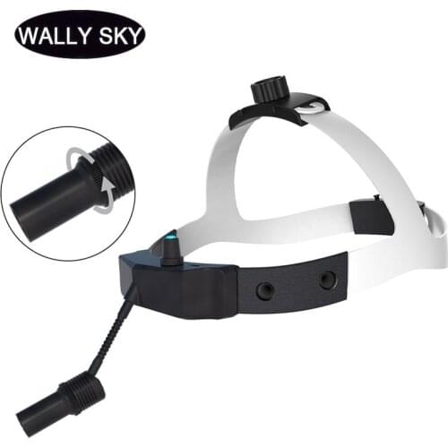3W Headband Dental Headlight White Light Headlamp for Dentist ENT Examination Surgery Medical Adjustable Spot Size Brightness