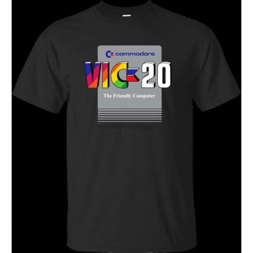 Commodore Vic 20 64 Pc Personal Computer Retro Gaming Video Game Gi Cool Casual Pride T Shirt Men Unisex Fashion