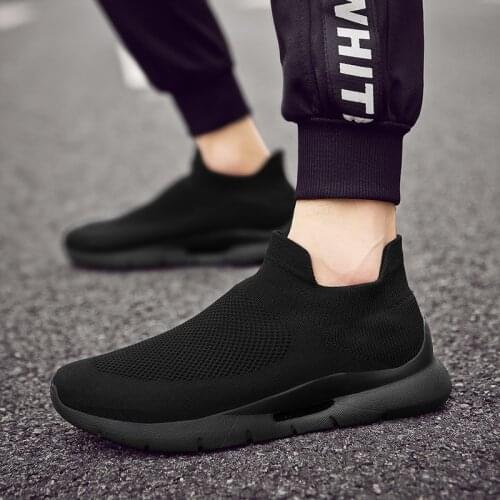 Mens Socks shoes Fashion spring Autumn Shoes Men Fly weather Comfortables Keep Warm Non-leather Casual Lightweight Jogging Shoes