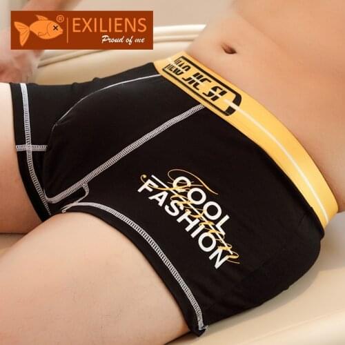 EXILIENS Brand New Underwear Men Boxer Para Hombre Man Penis Fashion Mens Boxers Cuecas Masculina Boxershorts Homme Size L-3XL