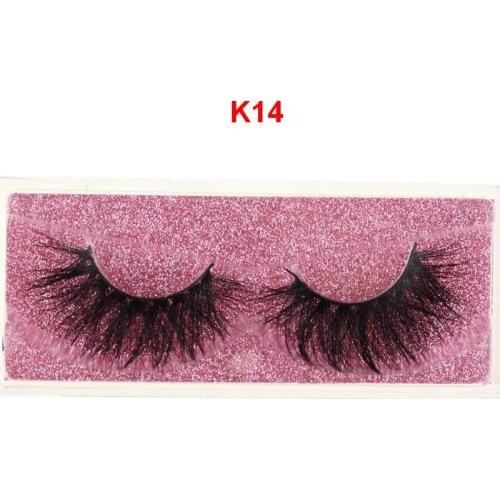 DOCOCER Mink Lashes Criss-crossed Rounded False Eyelashes Hand Made Natural Fluffy Look 3D Mink Eyelashes Cruelty-free Lash E-1