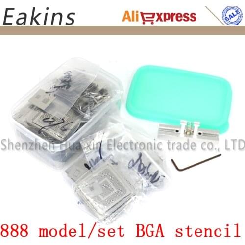 New Upgrade 888/model BGA Stencil Bga Reballing Stencil Kit With Direct Heating Reballing Station Replace 810/pcs