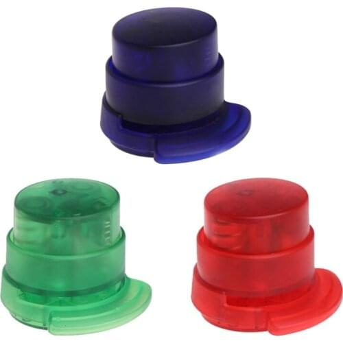 Novelty Clear Staple-Free Stapler Paper Binding Binder School Office Supplies