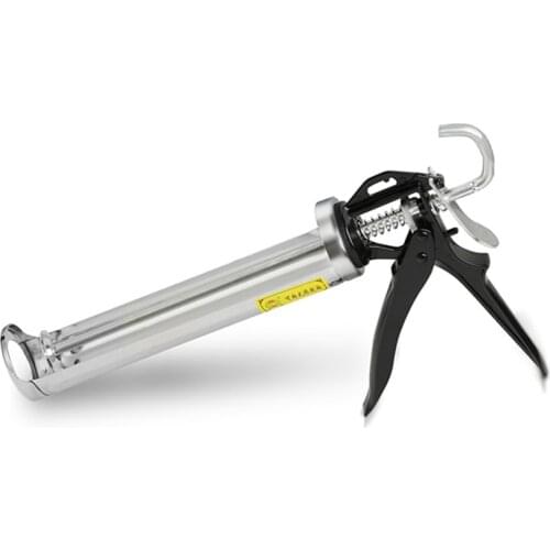 Aluminum Alloy Casing Caulking Rotatable Cartridge Gun Durable Gun Glass Glue Gun Adhesive Sealant Guns Household Caulking Tools