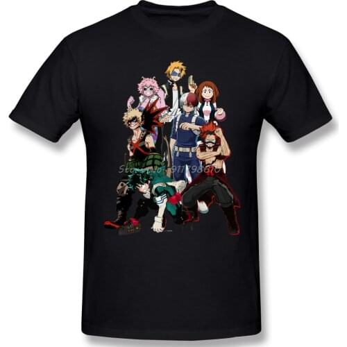 My Hero Academia Casual T Shirt Hot Sale My Hero Academia TShirt Cotton T-shirt Anime Men Tee Streetwear Harajuku Tshirt