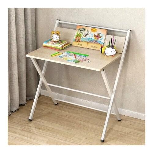 Simple Foldable Computer Desk Free Installation Laptop Desk Portable Folding Office Writing Table Save Space for Students Study