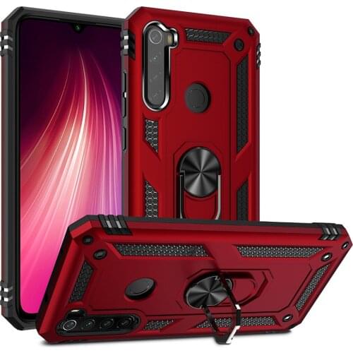 2021 Shockproof Case for Xiaomi Redmi Note 8T Case Cover Military Armor Drop Protective Ring Holder Magnet Phone Case Redmi Note
