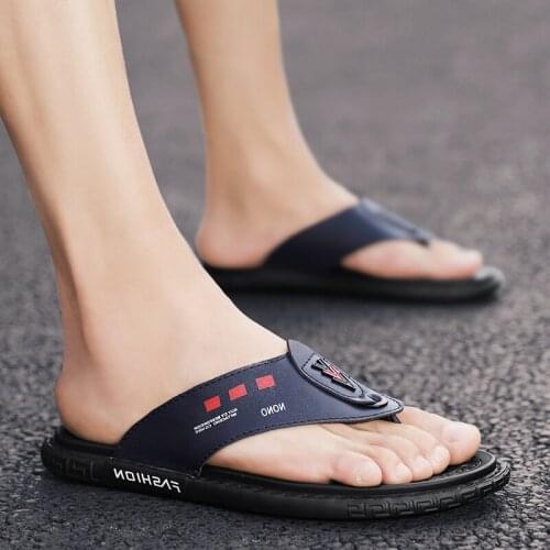 Sandalia Masculino Sandalia Masculina Couro Slide Sandals Men Shoes Sandalen Herren Sandale Homme Ete Summer Leather Big Size