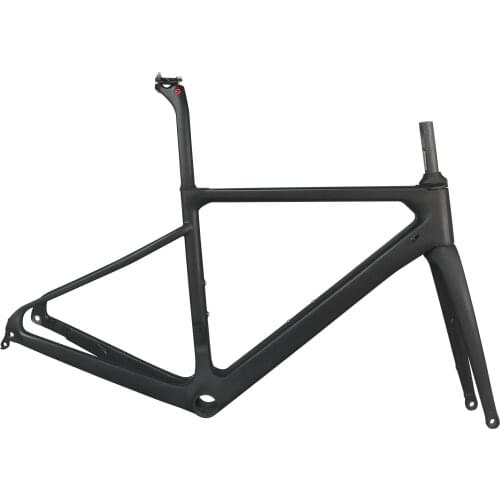 SERAPH BIKE new design black color Disc carbon road bike frame carbon fibre racing disc bicycle frame700c bicycle FM659