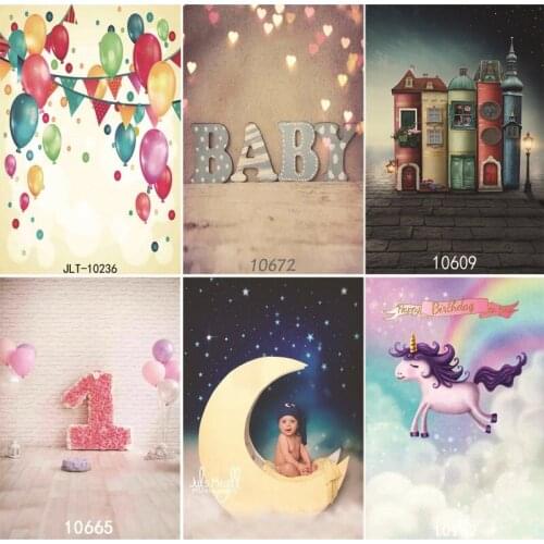 Vinyl Custom Photography Backdrops Prop Wooden Planks+child Theme Photography Background JL-43