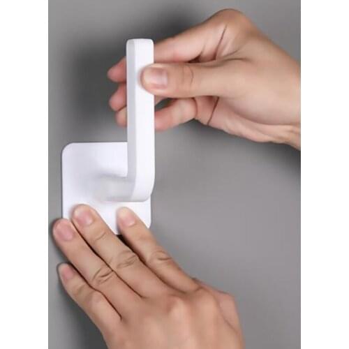 1PCS Muilt-Purpose Wall Hooks for Hanging Coats 3M Adhesive Hooks Hook for Kitchen Bathroom Bedroom Cubicle Shower Room Hanging