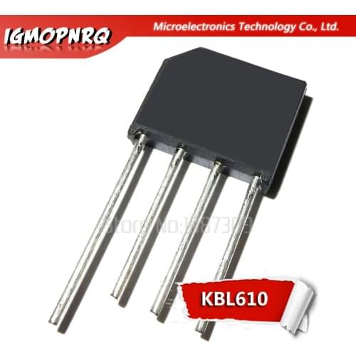 10pcs KBL610 Bridge Rectifiers 1000V 6A new original