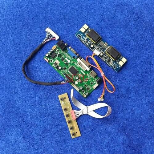 1280*1024 M.NT68676 drive card LCD screen VGA DVI HDMI-compatible LVDS 30-Pin DIY Kit 4CCFL Fit M170E6/M170E7/MT170EN01/M170MNE1