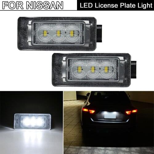 LED License plate light for Nissan Serena C27 2016- ,Altima 2019 Direct Fits