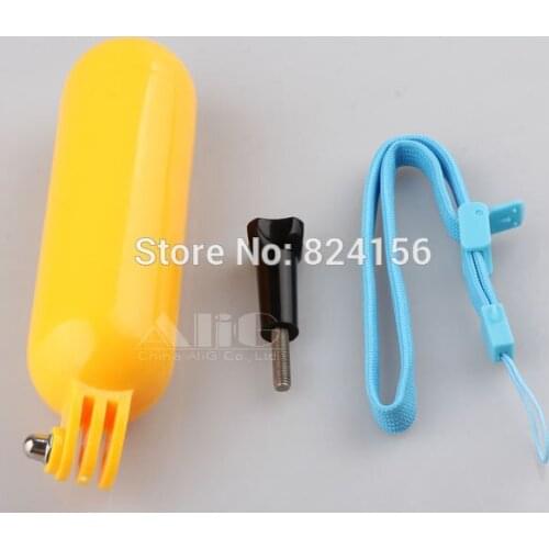 10pcs GoPro accessories Yellow Bobber Floating Monopod Hand Handheld Grip Stick for GoPro Hero 3+ 3 2 1 SJ4000 Mini Camcorder