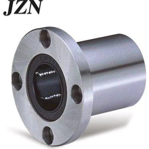 Free shipping,2pcs/lot.round flange linear ball bearingLMF6 8 10 12 13 16 20 25 30 35 40 50 60UU