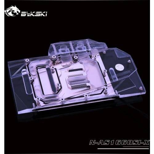 Bykski N-AS1660SI-X GPU Block for ASUS GTX1660-O6G-SI