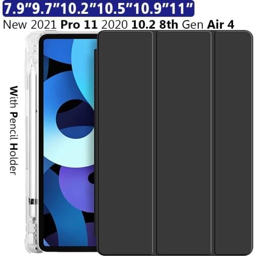 Case for iPad Pro 11 M1 2021 Case for iPad Air 4 Case Air 2020 10.2 Pro 11 12.9 12 9 2021 for iPad 10.2 8th Generation 8 Funda