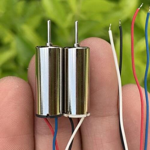 820 Coreless Motor 3.7V Four Axis Diameter Shaft 1mm High Speed High Torque Aircraft Spindle Motor For DIY Airplane Model