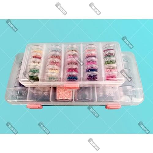 25 Grids 5D DIY Diamond Painting Drill Box Jewelry Box Rhinestone Embroidery Crystal Bead Organizer Storage Case Container