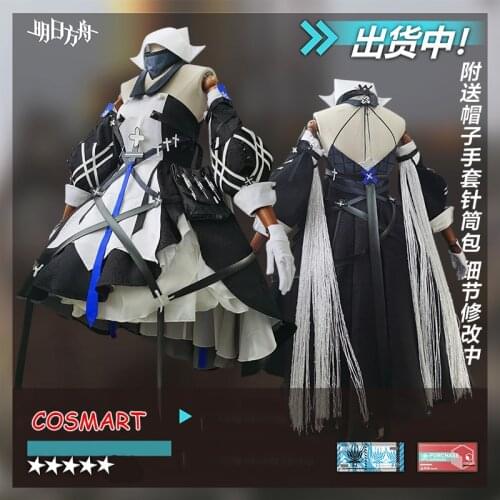 Anime Arknights Whisperain RHODES ISLAND Initial Suit Dress Uniform Cosplay Costume Halloween Party Outfit For Women 2020 NEW