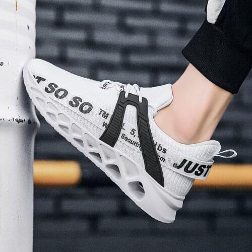 Sneaker Mens Mesh Breathable Running Shoes Womens Lightweight Soft Footwear Thick Bottom Perforated Couple Trainers Size 36-46