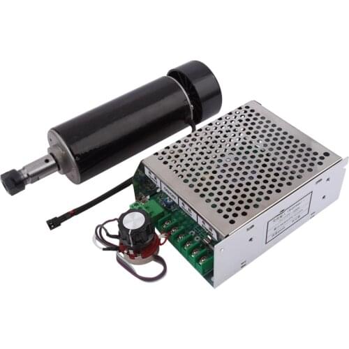 Mini CNC Router 500W Spindle Motor for Milling Machine Use with ER11 collet+Power Supply