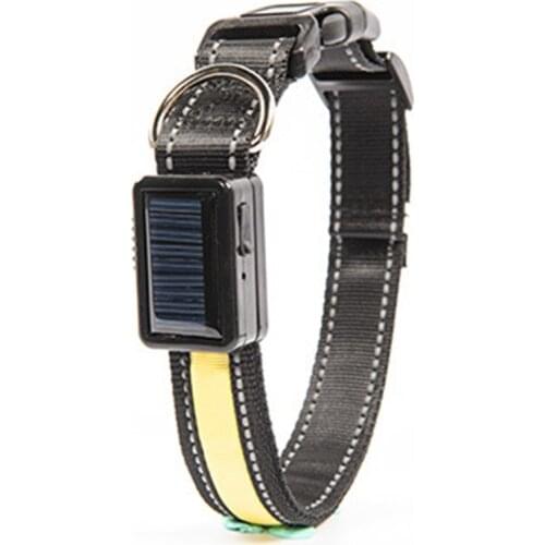 20PCS / LOT New LED Solar Collar USB Charging Flash Collar Multi-functional Pet Luminous Collar