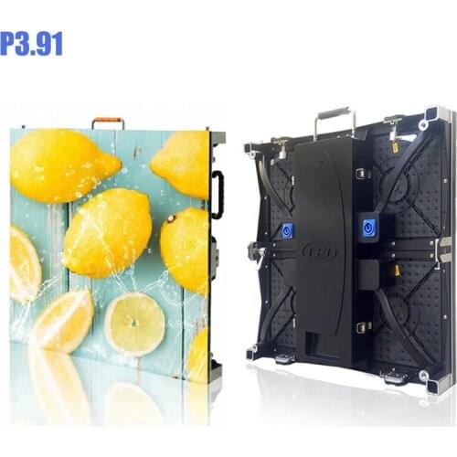 P3.91mm 128*128dots 500x500mm SMD2121 Indoor Die Cast Aluminum Cabinet RGB LED Display For Advertising Video Wall Led Screen