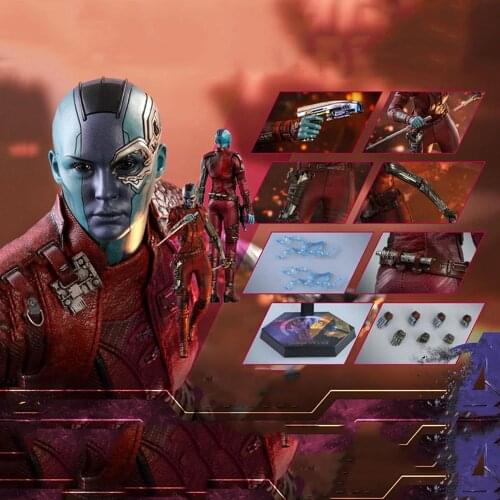 Genuine Hot Toys HT MMS-534 1/6 Nebula Karen Gillan with Stand Model 12 inch Action Figure Full Set IN STOCK