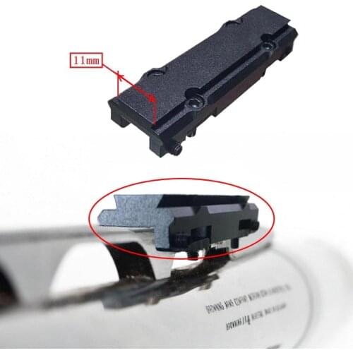 IZH-27 / MP-153 / MP-155 / MP-233 / TOZ-120 / MTs21-12 / TOZ-84 ventilated rib rail 11mm Dovetai Red Dot Mount Black