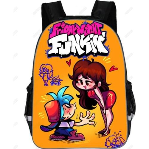 11/13/16 inch Friday Night Funkin Backpack 3D Printing Satchel Laptop Rucksack Backpack Student School Bags Teenager Travel Bags