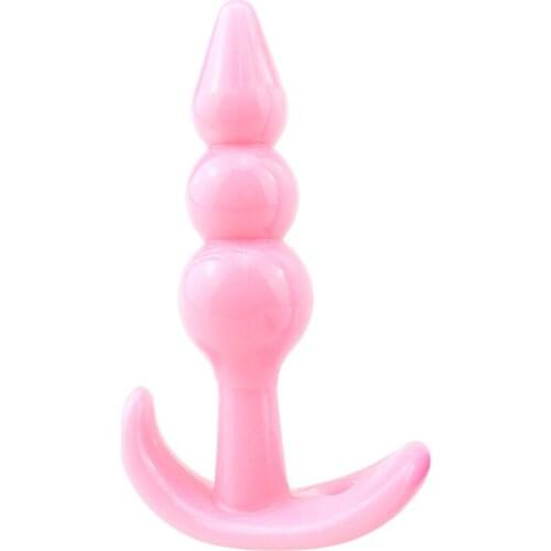 Silicone Butt Plug Anal Beads Vibrator Sex Toys for Woman Vagina Men Anal Erotic Toys for Adults Intimate Goods Machine S0065