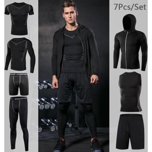 Tuta sportiva attillata sportivo set Fitness Jogging abbigliamento sportivo Leggings a compressione pantaloni da allenamento all