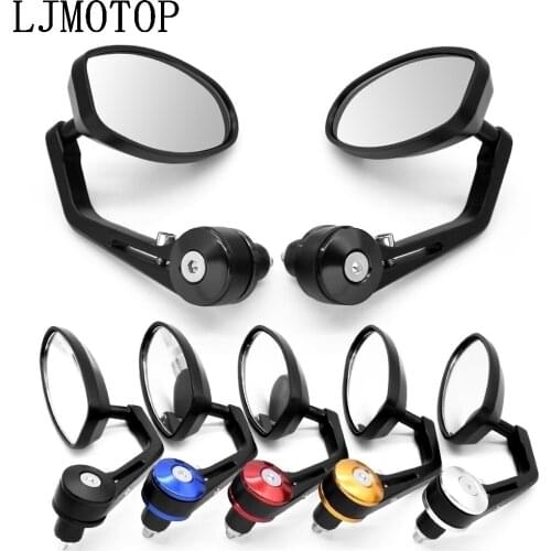 CNC Universal Motorcycle Handle Bar End Rearview Mirror 7/8" For BUELL 1125CR 1125R M2 Cyclone MODEL S1 Lightning Ulysses XB12X