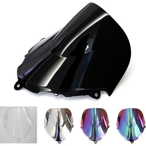 ALLGT Windshield Windscreen Wind Deflectors for Suzuki GSX600F GSX750F 1998 1999 2000 2001 2002 2003 2004 2005 2006 2007 2008