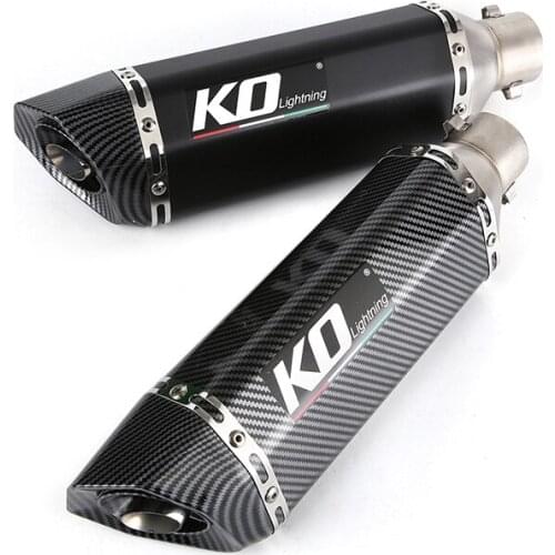 Motorcycle 51mm Exhaust Muffler Pipe Stainless Steel Rear Escape with Removable DB Killer for F800GS RC390 Versys 1000