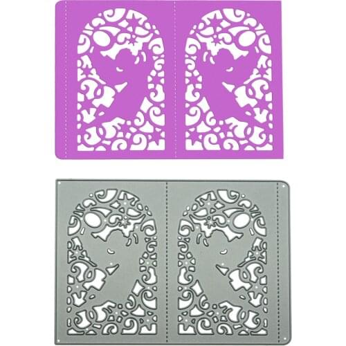 Fairy Angel Pattern Cutting Dies Scrapbooking Decorative Cutter Mold For Handmade Craft Card Paper Art Work