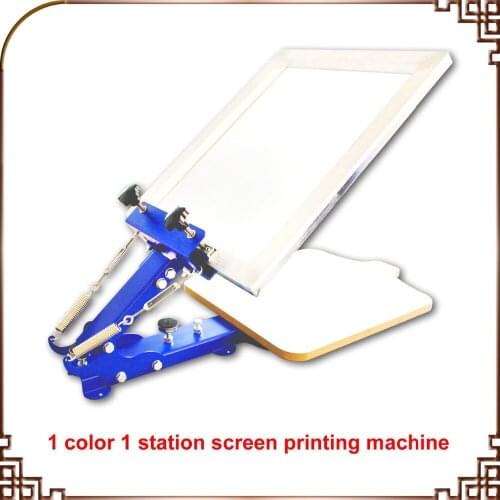 1 COLOR SCREEN PRESS single color screen printing manual desktop screen printing High quality NE