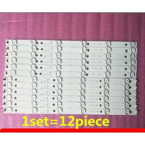 1set=12pcs led bar light for Toshiba 48inch 48L3453 4C-LB480T-YHAL 006-P2K2094A LVF480SSDX E2 V2 1piece=6led