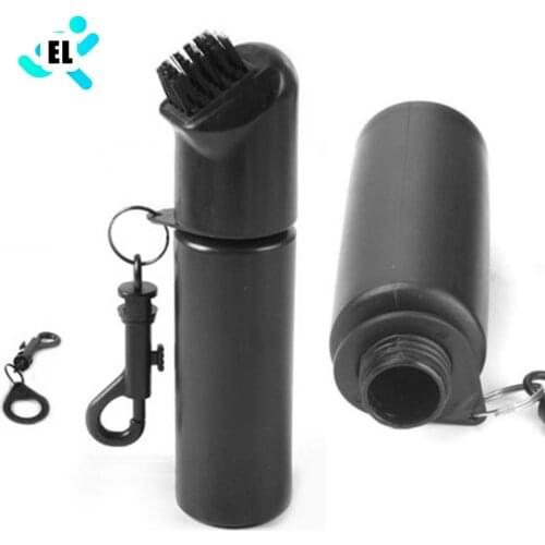1Pcs Golf Iron Ball Scrub Wet Cleaning Brush Golf Club Cleaner with Water Bottle Golf Equipment Golf Training Aids
