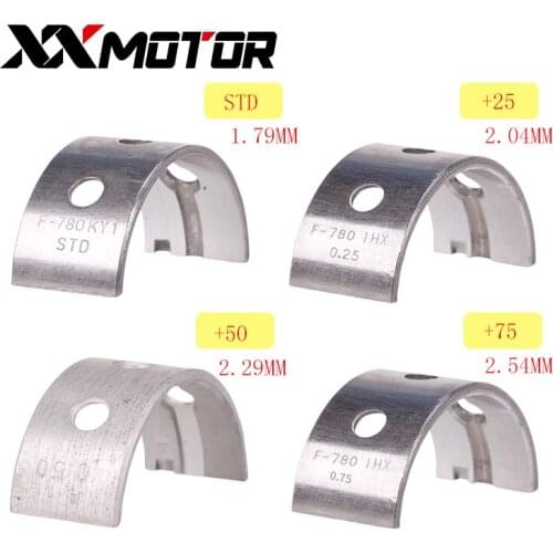 4PCS/Set Main Crankshaft Crank Shaft Bearing STD Oversize 0.25 0.5 0.75mm For Honda VT250Z VTZ250 VTR250 SPADA MAGNA Xelvis 250