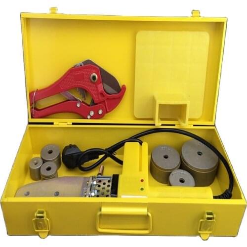 New Thickening Non-stick Die Plastic Pipe Welding Machines 20-63mm Power 1500W PPR Electronic Temperature Control Fuser