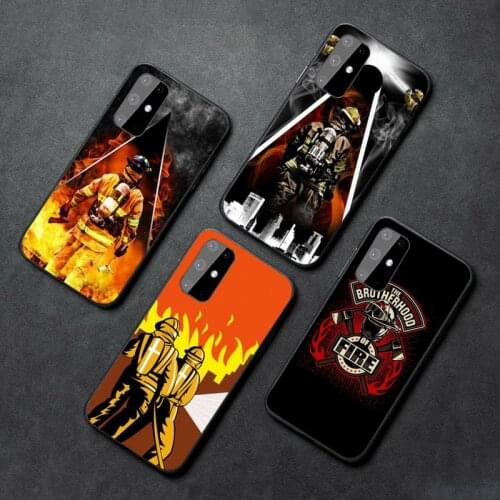 Firefighter Heroes Fireman Phone Case For Samsung galaxy A S note 6 7 8 9 10 20 30 50 51 70 edge plus lite shell funda