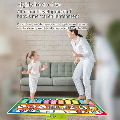 Baby Play Mat Piano Music Mat for Kids Baby Carpet Floor Piano Mat Musical Play Blanket Early Educational Toys Gifts for Kids