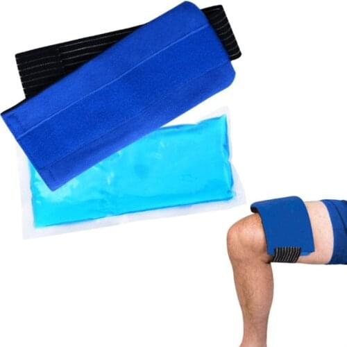 Gel Ice Packs for Injuries Adjustable Wrap for Pain Relief Ice Non-Toxic Smooth X5XA