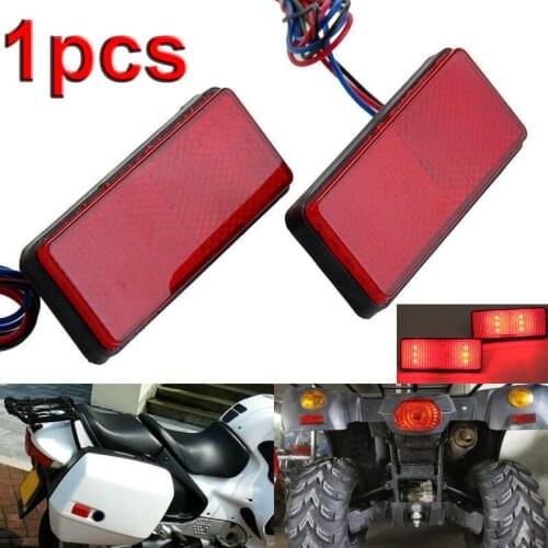 JX-LCLYL 1pc Motorcycle Car Truck Trailer LED Reflector Rear Tail Brake Stop Marker Light