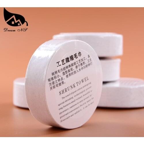 Dream NS Space Saving Cotton Hotels Camping Trip Easy Carry Portable Towels Essential Travel Use Compressed Towels Face Towel