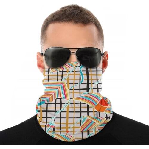 Summery Magic Scarf Neck Face Mask Unisex Halloween Tube Mask Balaclava Bandana Versatility Headwear Outdoor Hiking
